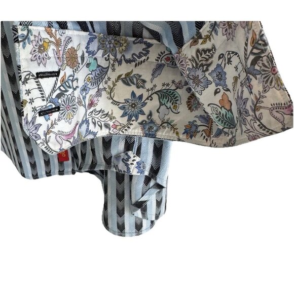 Designer Robert Graham Stunning Men’s Dress Shirt Large - Picture 14 of 15